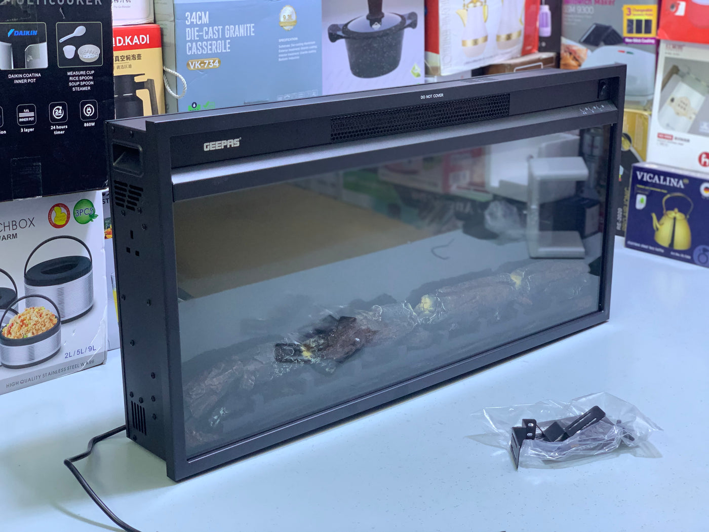 Geepas Embeddable Electric Heater| 2 Years Warranty| Model: GRH28583P