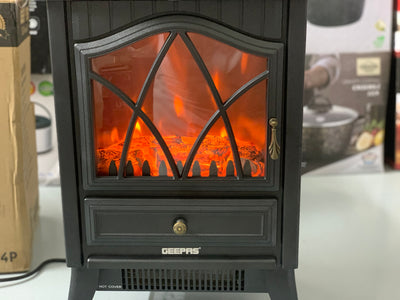 Geepas brand 3D electric artificial flame heater 1800 watt Model: 28584