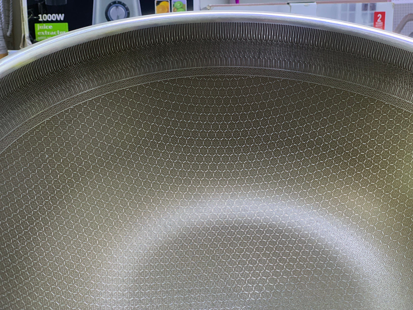 Laser Coating Handi , Karahi, Silver Gray