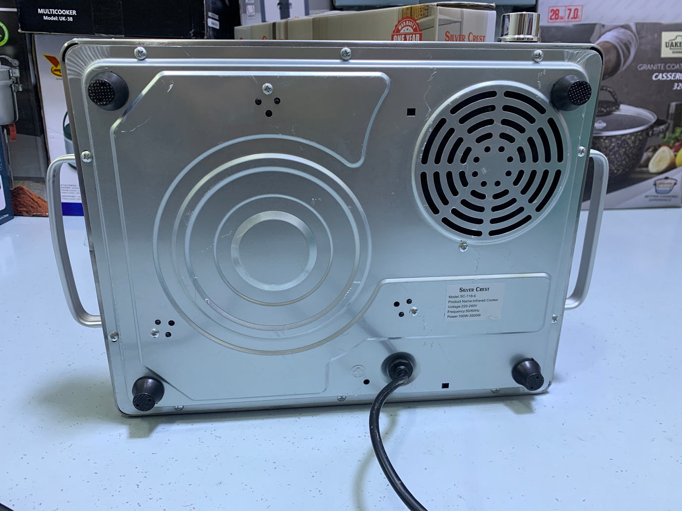 Silver Crest Ceramic Hotplate Model SC-7302-6