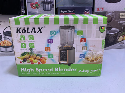 Kolax High speed Blender 2L Jug 32000rpm Speed 3200w Unbreakable Jug