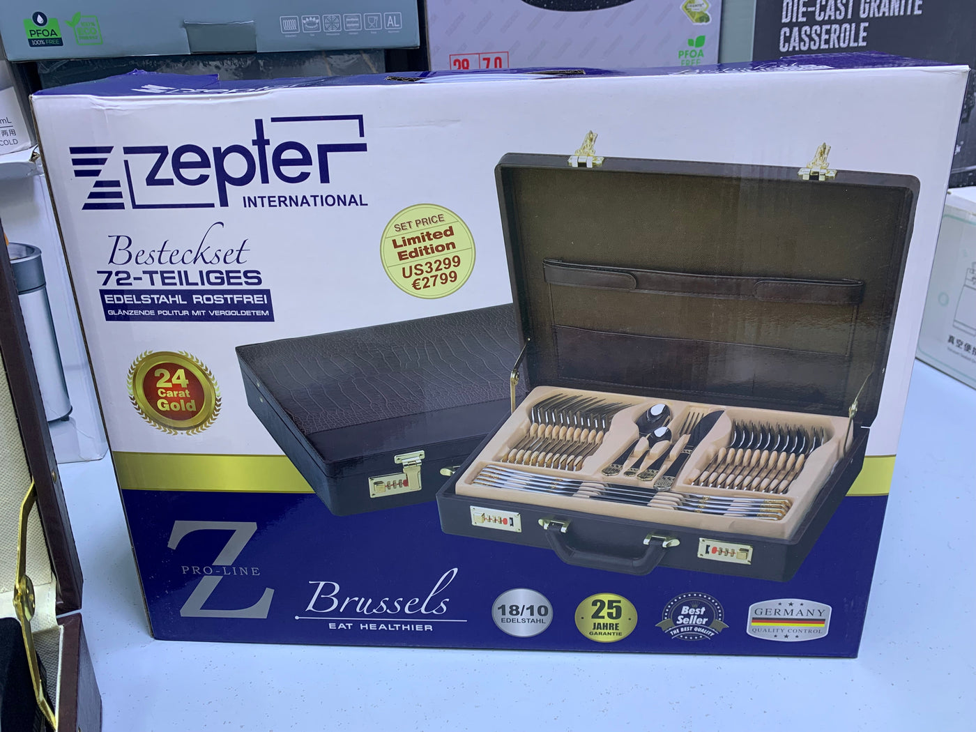Zepter Brand 72 PCs Cutlery Set Stainless Steel 18/10