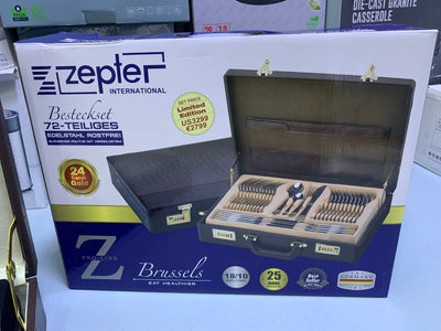 Zepter Brand 72 PCs Cutlery Set Stainless Steel 18/10
