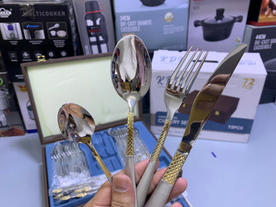KDK 72 PCs Cutlery Set Stainless Steel