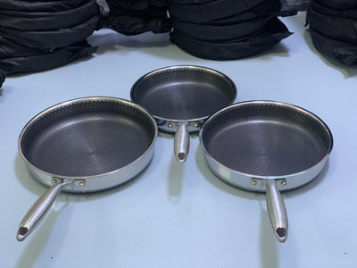 Laser Coated Fry Pan| SUS 316 Steel Graded