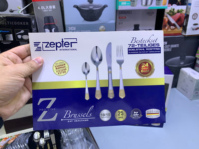 Zepter Brand 72 PCs Cutlery Set Stainless Steel 18/10