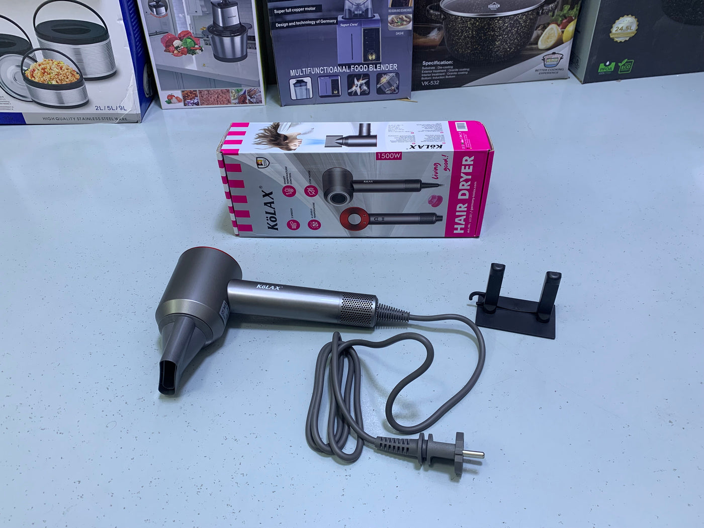 Kolax hair dryer 3 Level speeds 4 Level Heat Temperature Mode 1500w