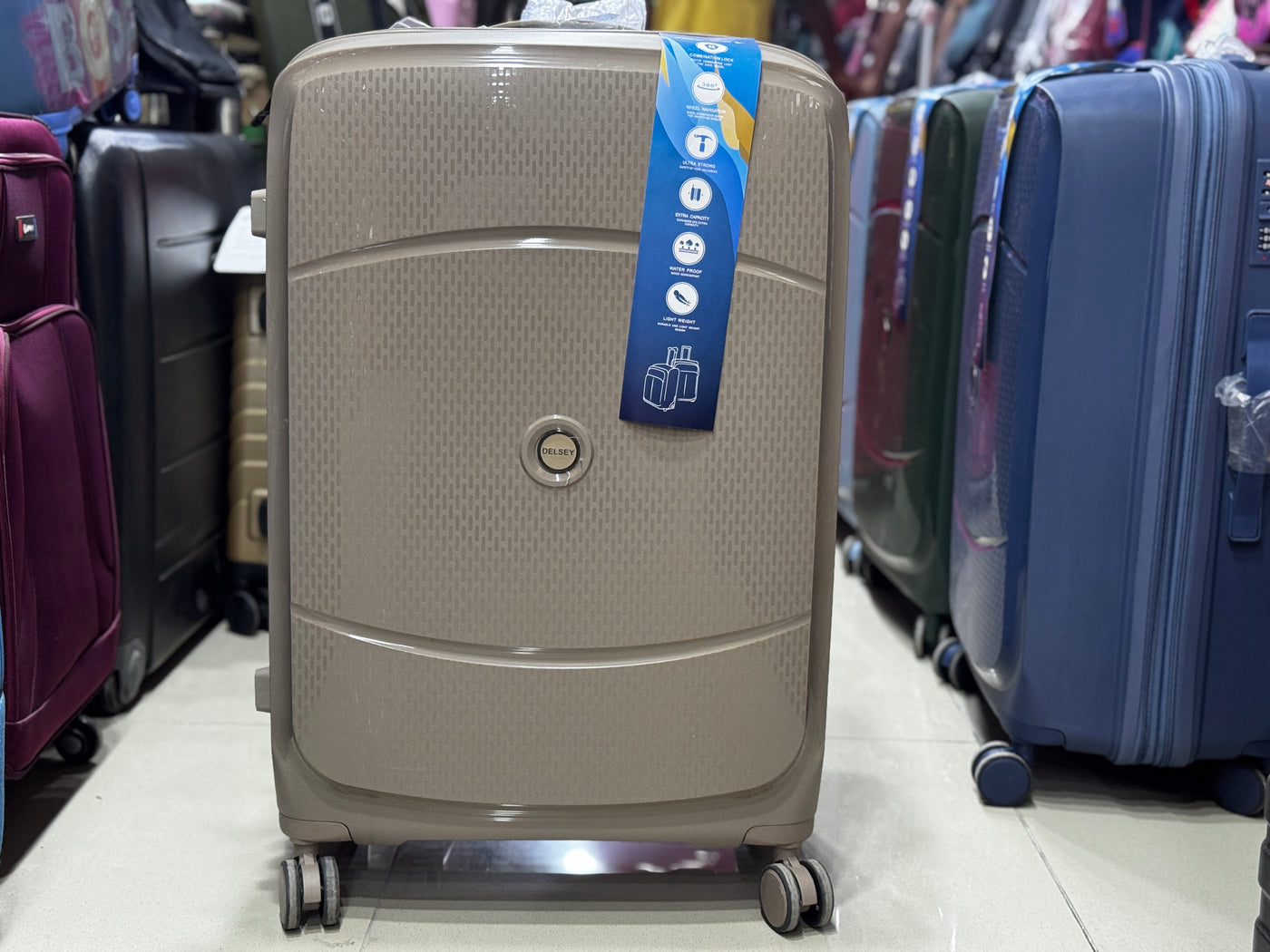 Delsey 3 Pieces Suitcase