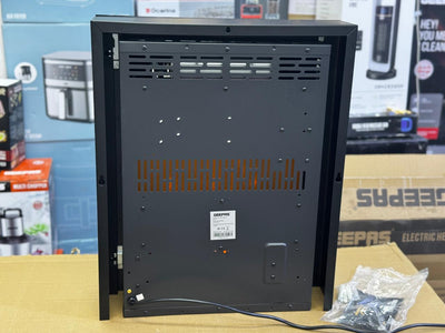 Geepas 3D flaming Electric heater 2000 watt |Model:28582 | 2 years warranty