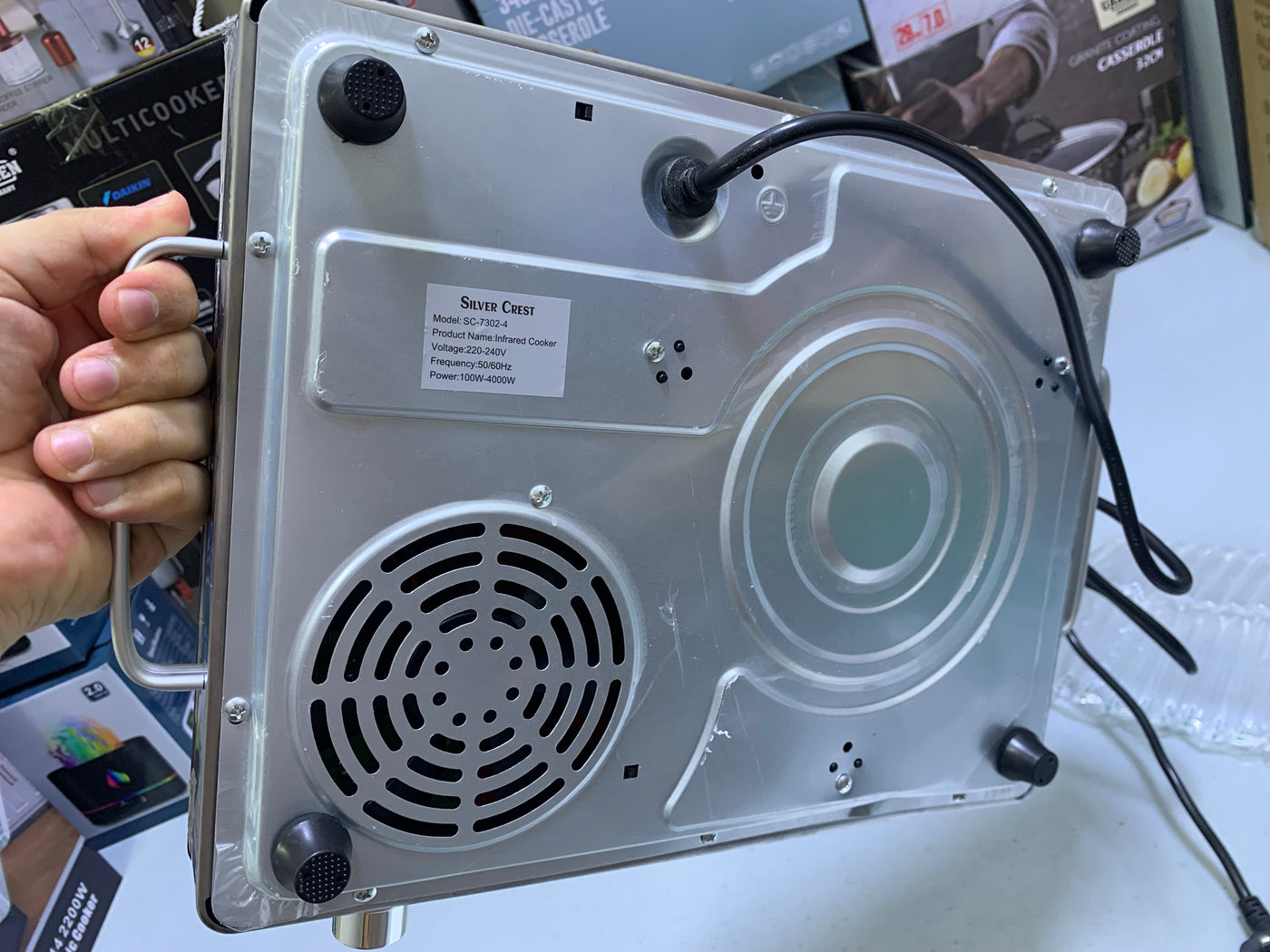 Silver Crest Ceramic Hotplate Model SC-7302-4