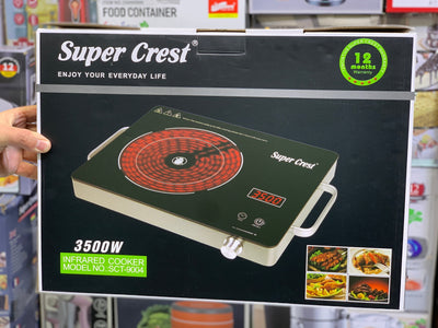 Super Crest Electric Stove 3500w Designed by Germany 🇩🇪 with 1 year Circuit Warranty