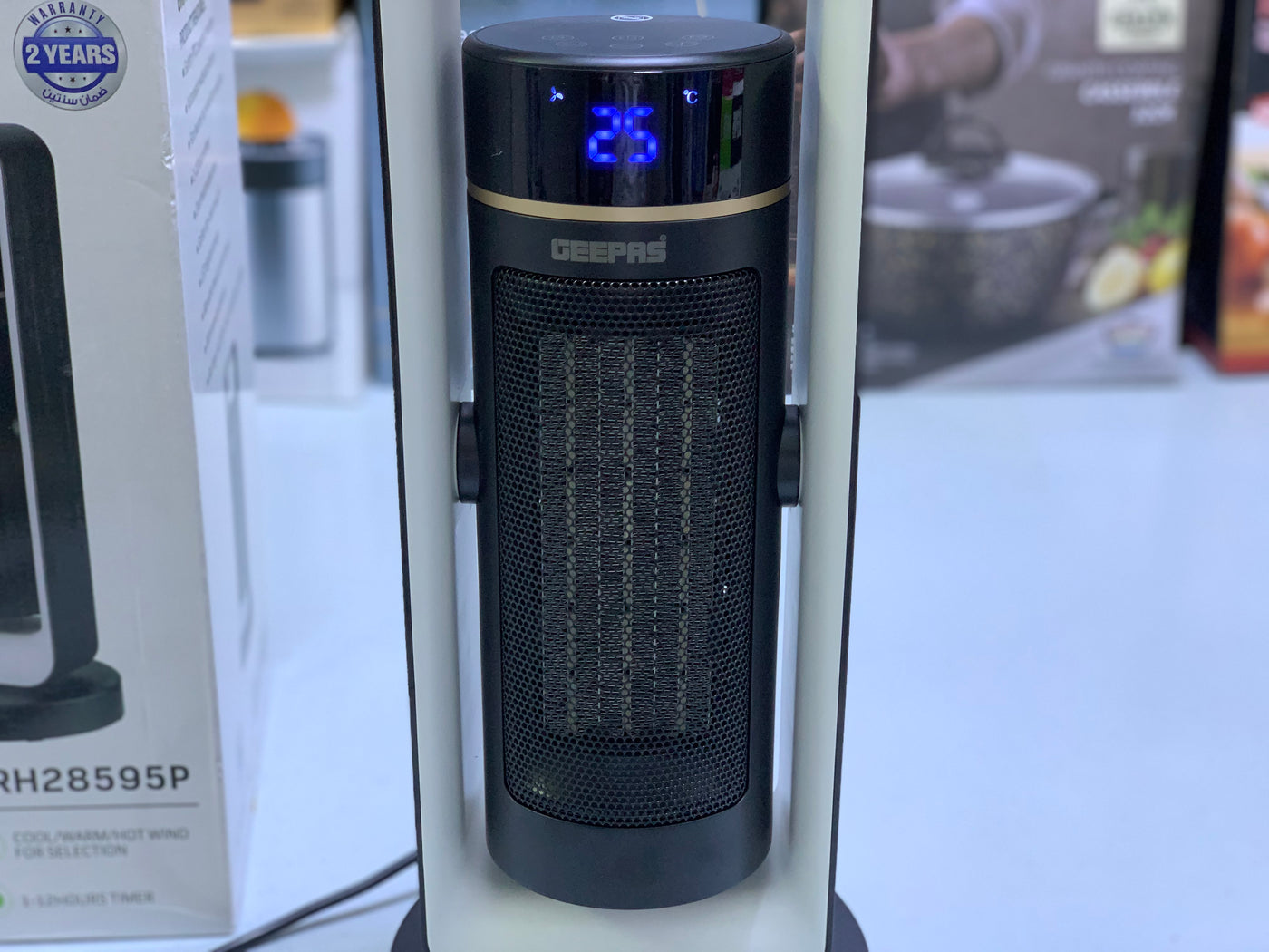 Geepas Digital PTC Heater|2 Years warranty |Model: GRH28595P