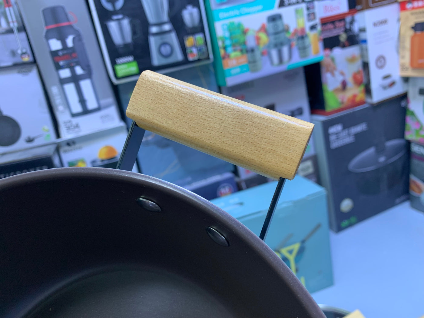 BOBER Ceramic cookware set 2 pieces Frying pans 30cm and casserole 26cm