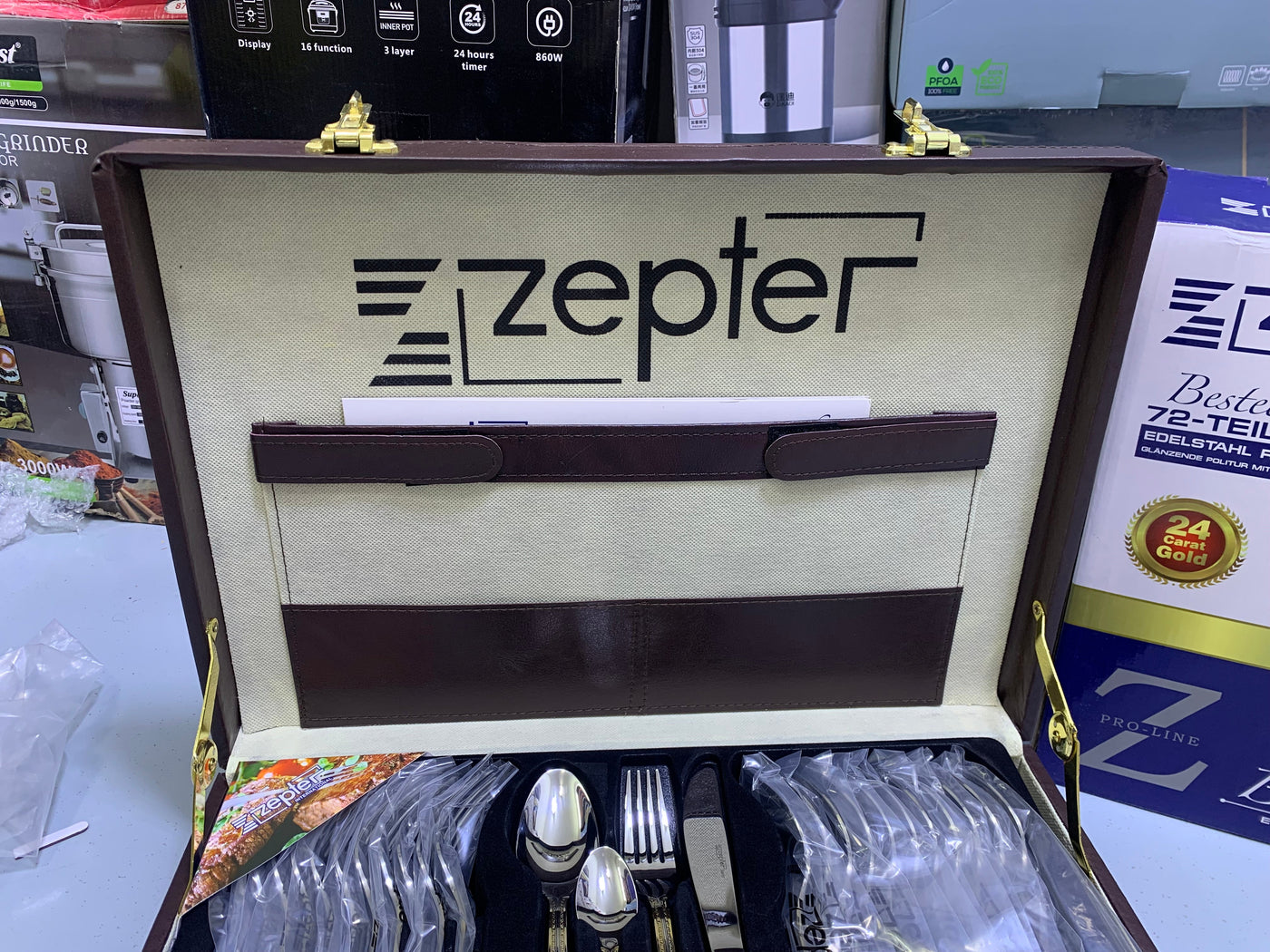 Zepter Brand 72 PCs Cutlery Set Stainless Steel 18/10