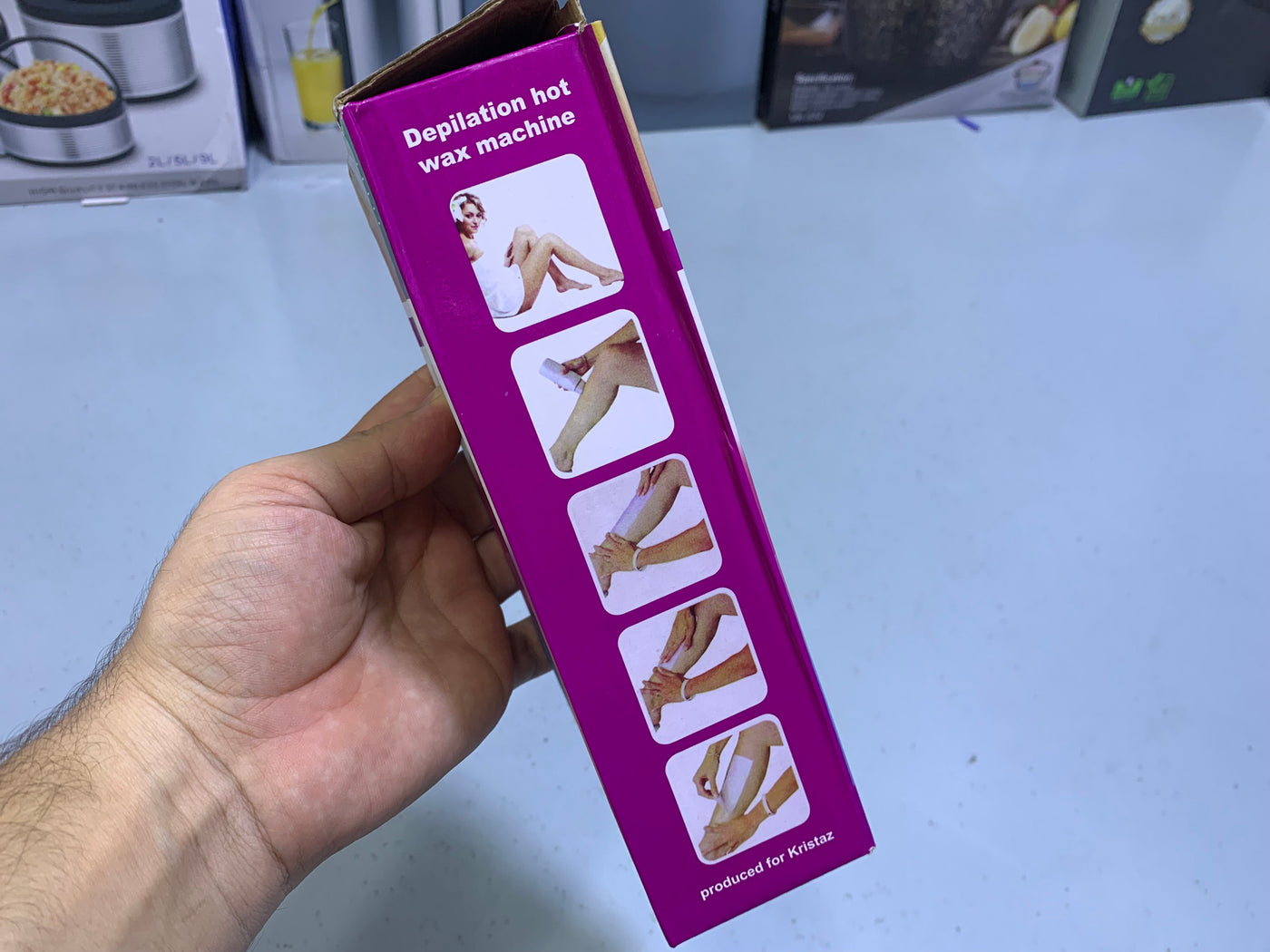Depilation Hot Wax Machine 3 in 1 Refillable