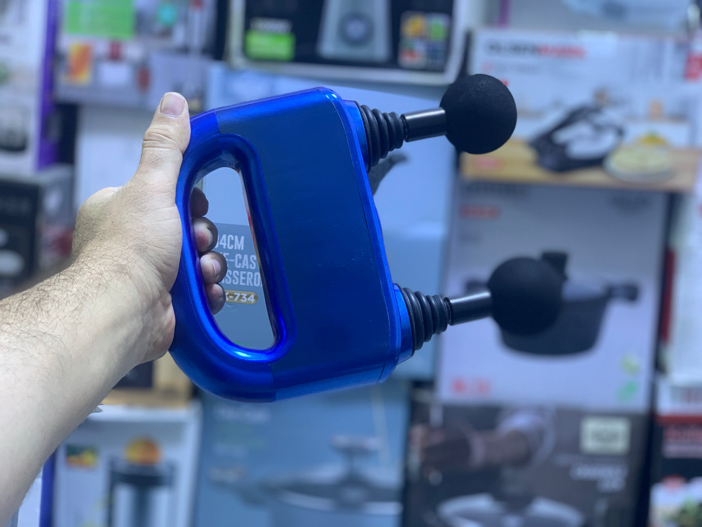 Double Heads Massage Gun