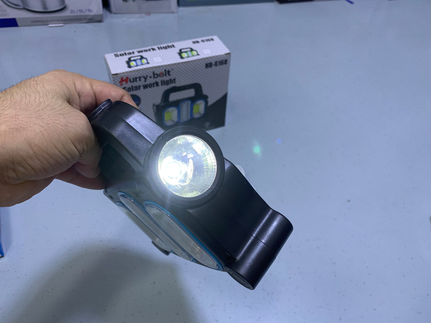 Hurry Bolt Solar Work Light HB-6168