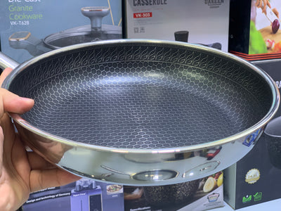 Shallow Skillet Laser Coating Non Stick