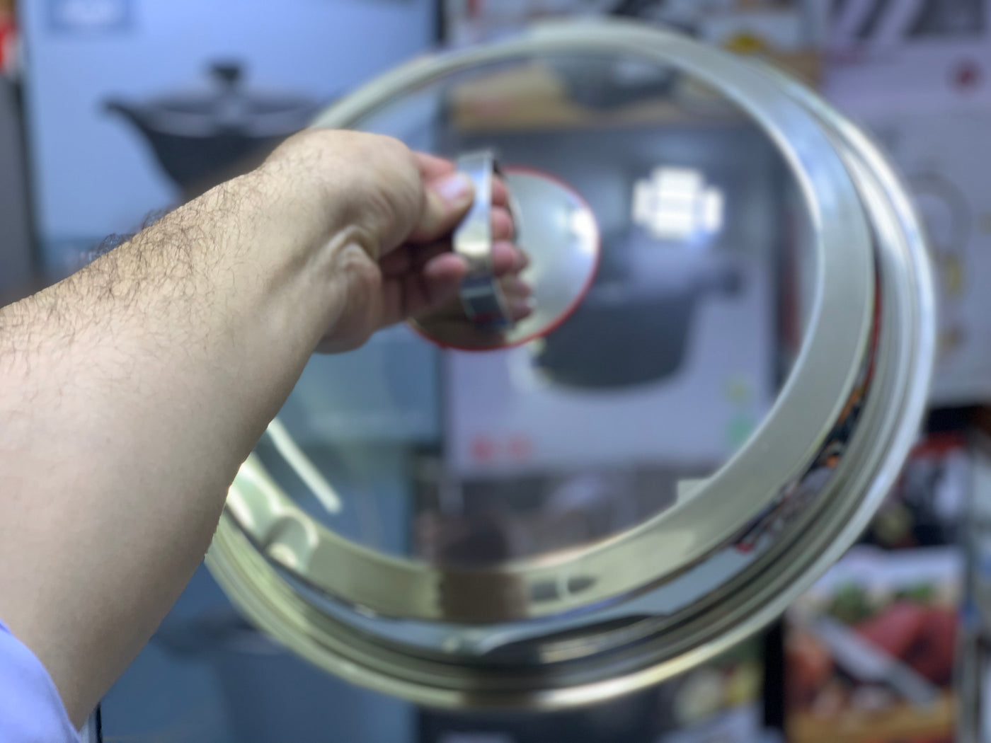 Laser Coating Handi , Karahi, Silver Gray