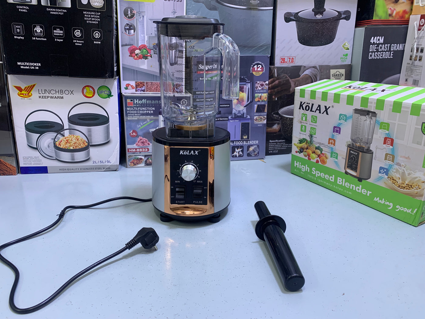 Kolax High speed Blender 2L Jug 32000rpm Speed 3200w Unbreakable Jug