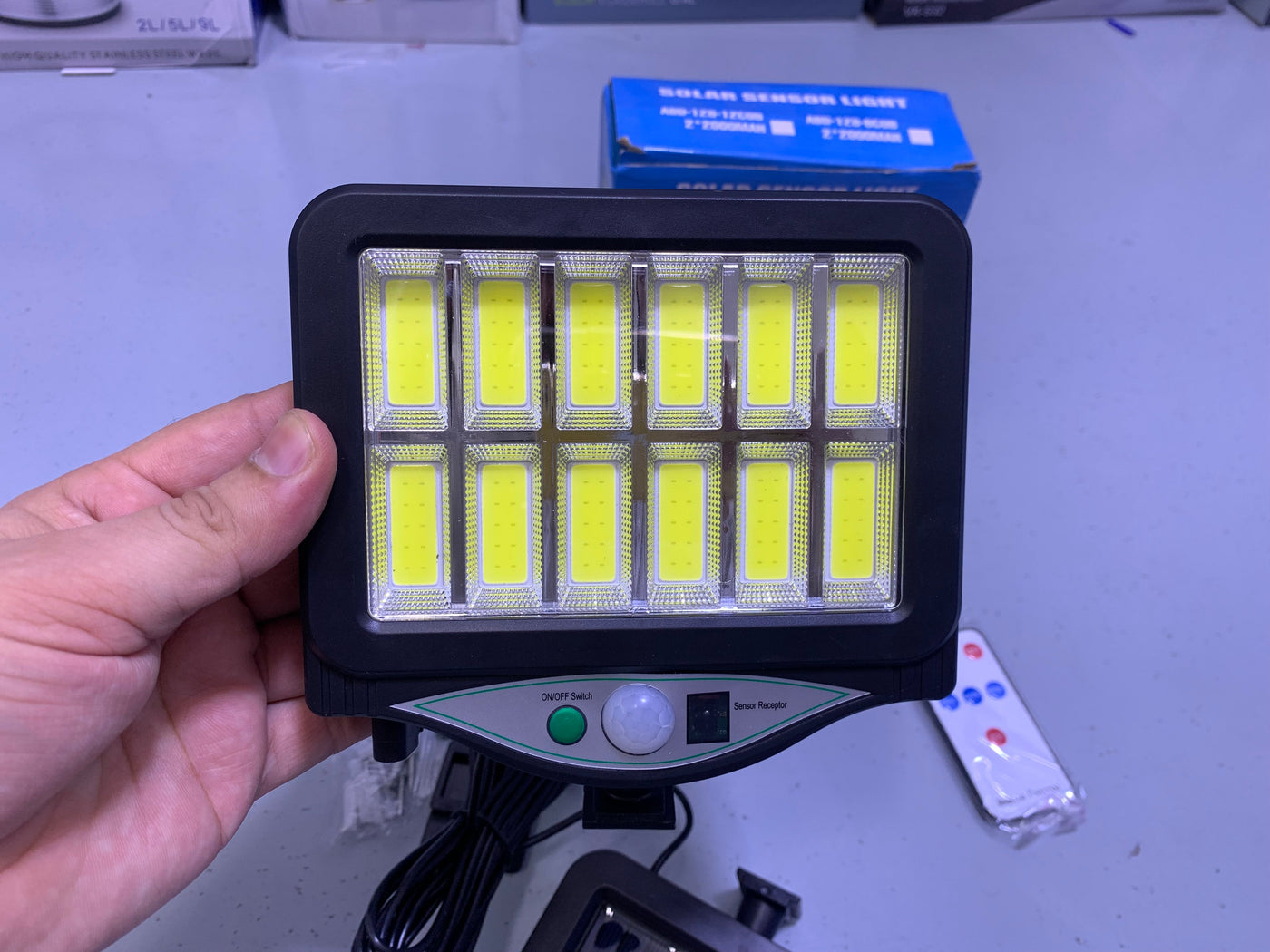 Solar Sensor Light with Solar Panel And Built in Battery