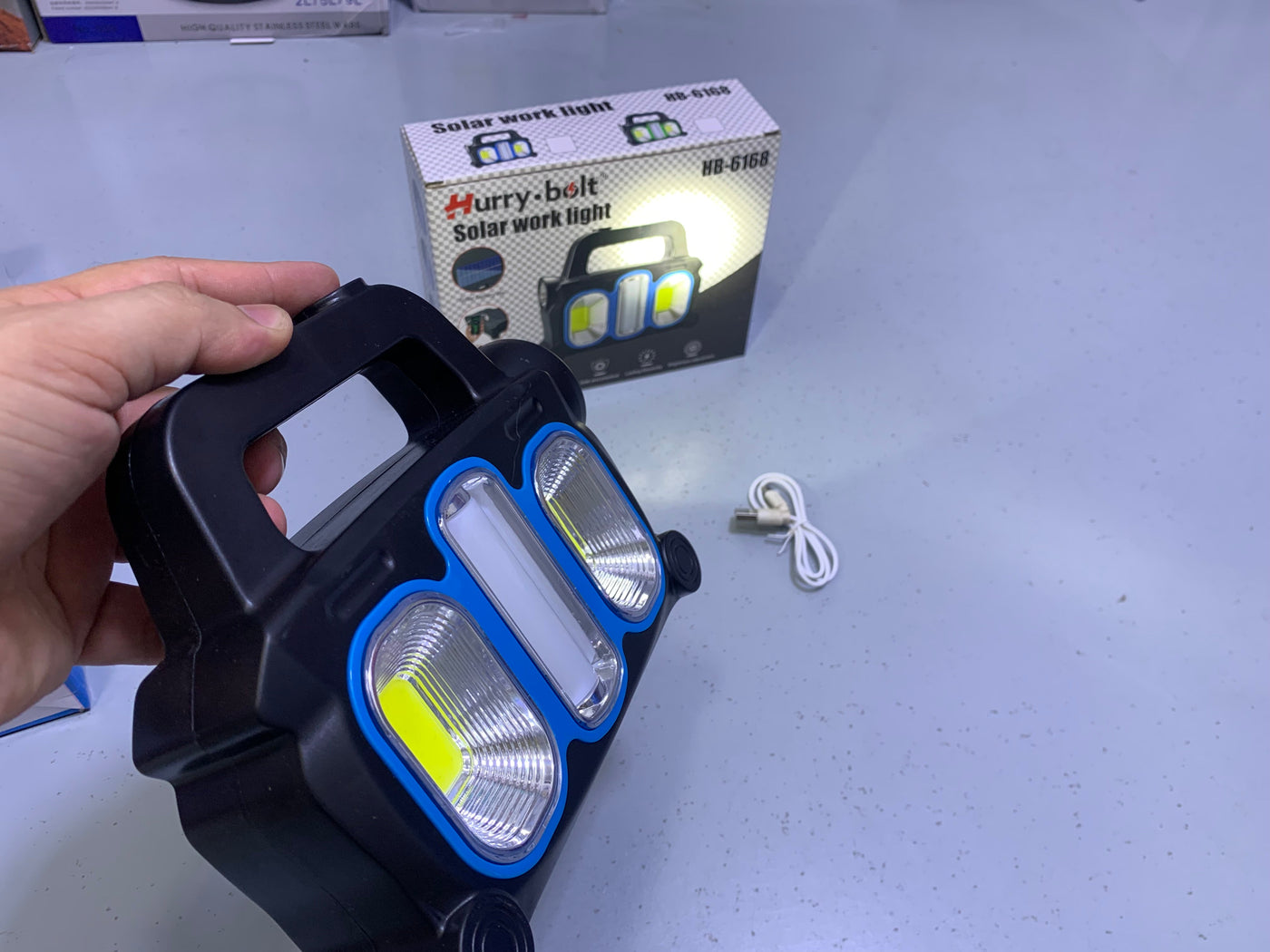 Hurry Bolt Solar Work Light HB-6168