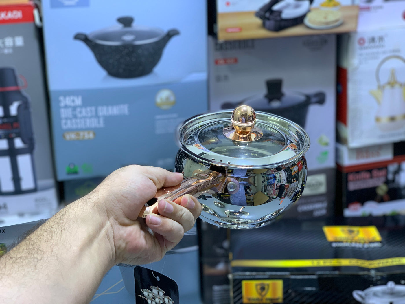 Kaisa Villa 12 Pieces Cookware set Stainless Steel