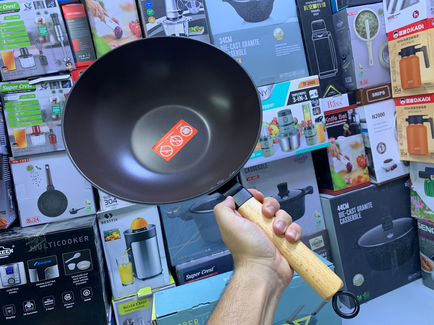 BOBER Ceramic cookware set 2 pieces Frying pans 30cm and casserole 26cm