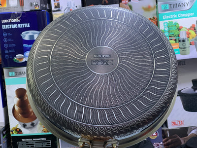 Laser Coated Fry Pan| SUS 316 Steel Graded