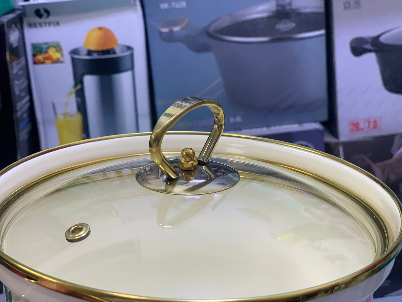 Enamel Cookware Sets 6 Pieces , Elegant Design