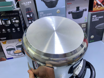 Hannover 3 in 1 18/10 Stainless Steel Pressure Cooker 6L and 8L