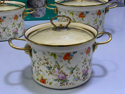 Enamel Cookware Sets 6 Pieces , Elegant Design