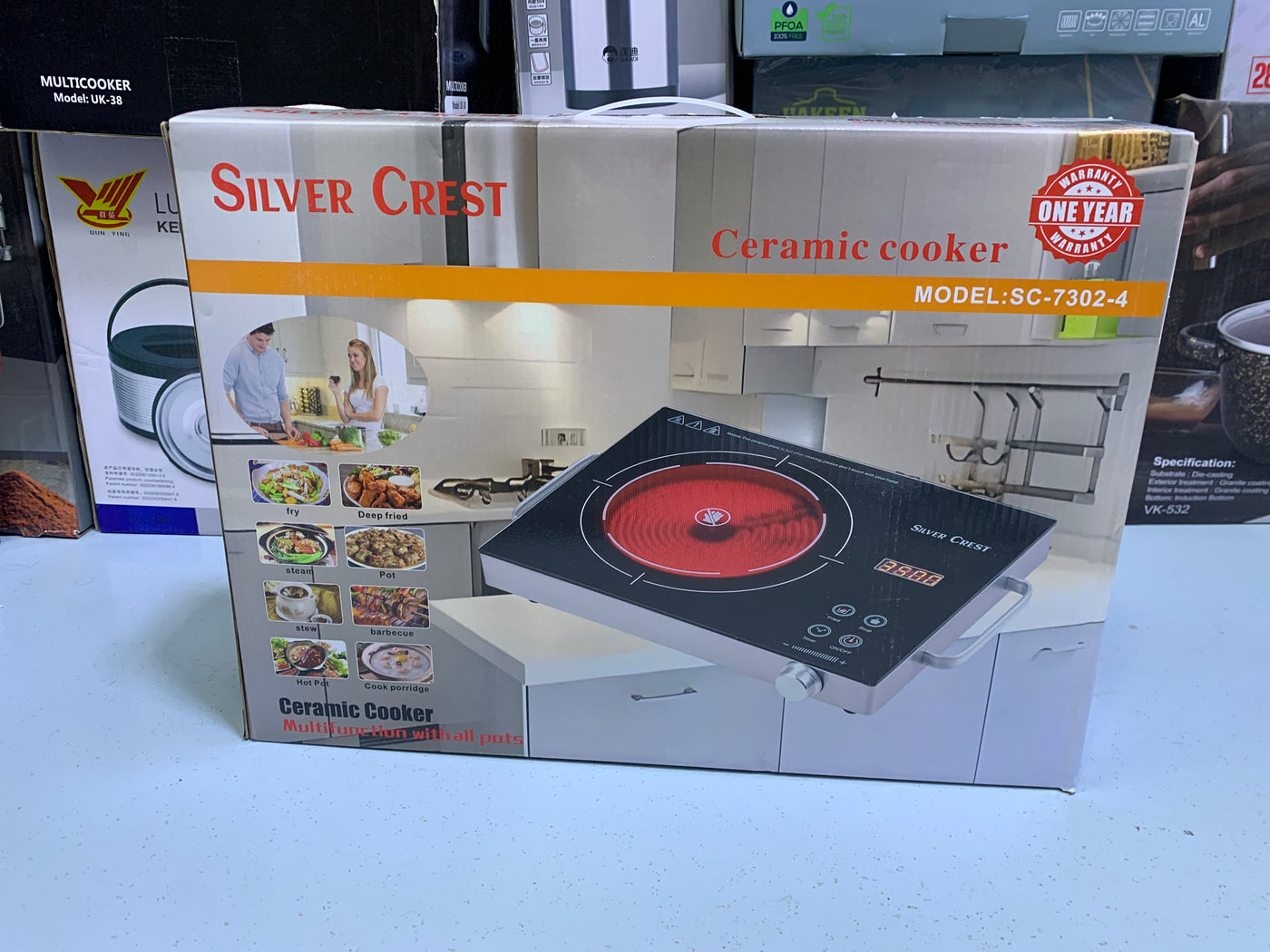 Silver Crest Ceramic Hotplate Model SC-7302-4