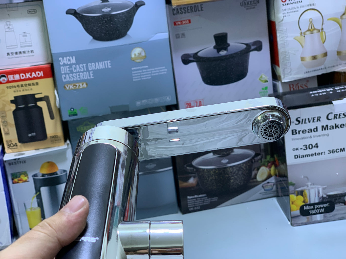 Geepas Water Heating Electric Faucet|| 3300W & 2 Years Warranty