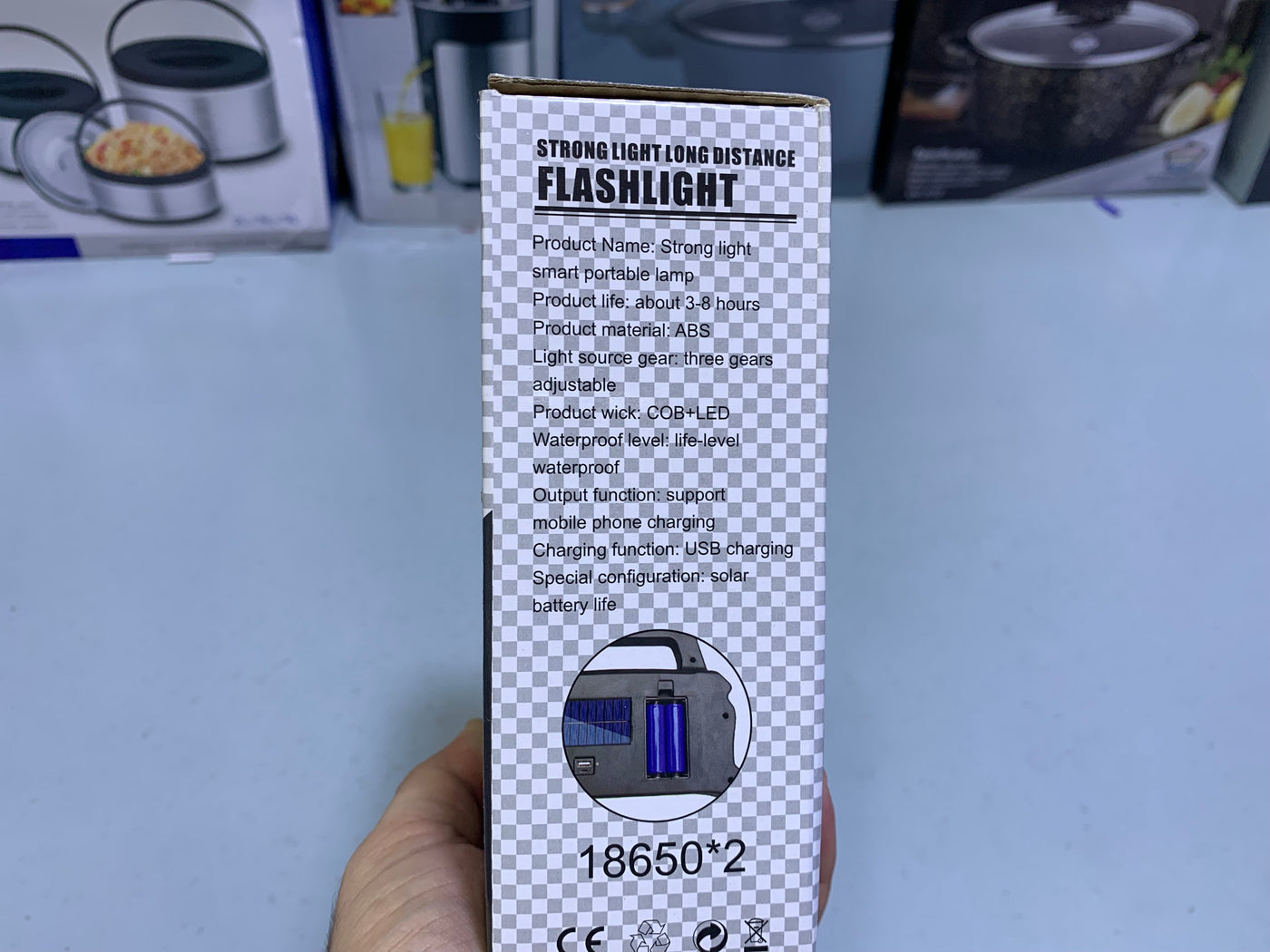 Hurry Bolt Solar Work Light HB-6168