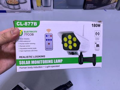 Solar Monitoring Lamp Human body induction + Light operated CL-877B