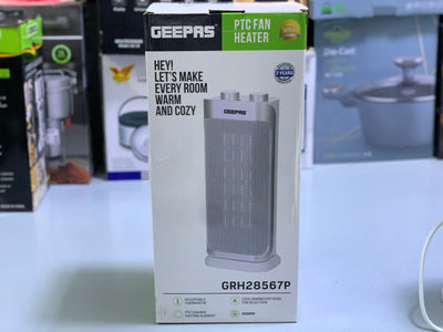 Geepas PTC Fan Heater| 2 Years Warranty| Model: GRH28567P