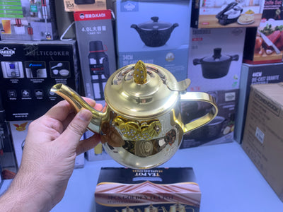 Golden 3 Pieces Tea Kettles