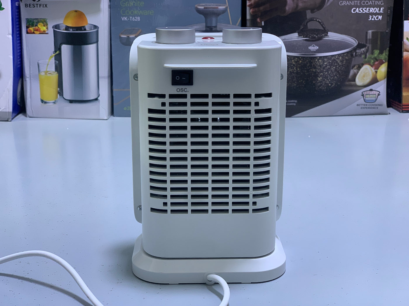 Geepas PTC Fan Heater White| 2 Years warranty|Model: GRH28565