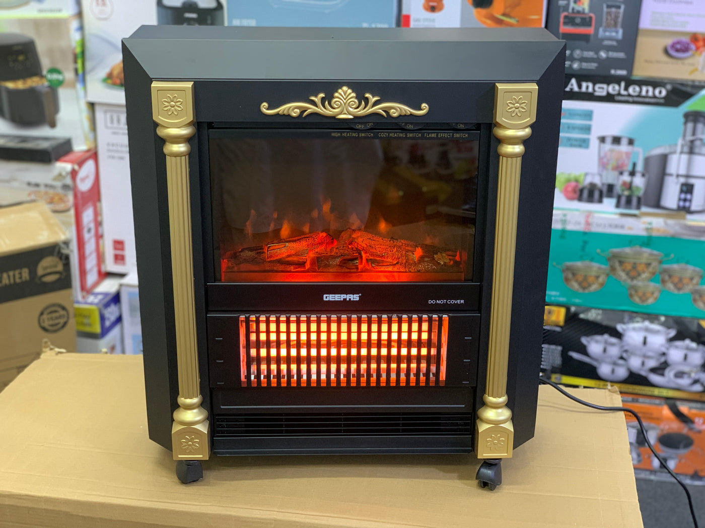 Geepas Electric Heater| 2 Years Warranty| 28579