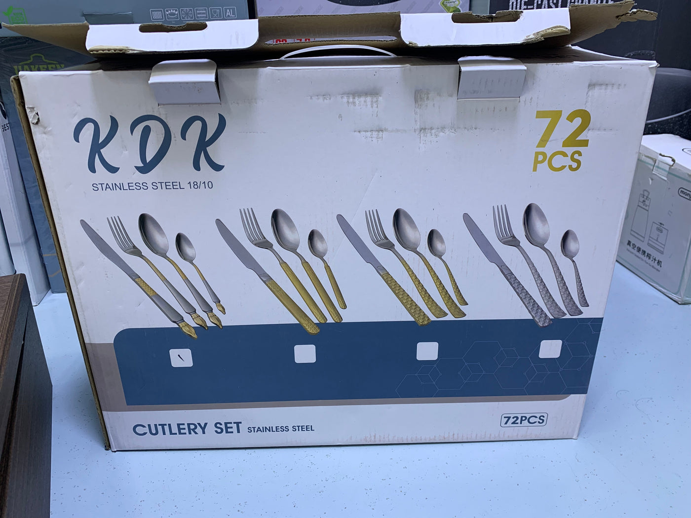 KDK 72 PCs Cutlery Set Stainless Steel