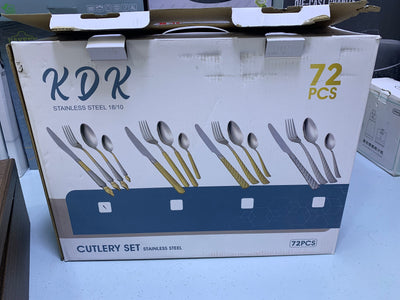 KDK 72 PCs Cutlery Set Stainless Steel