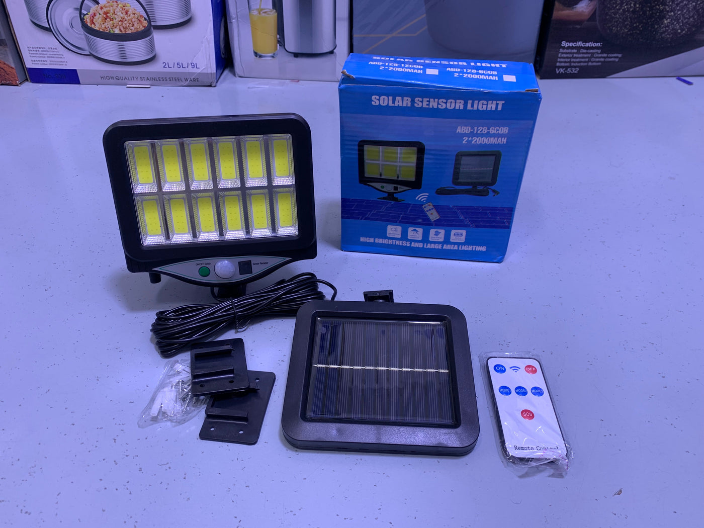 Solar Sensor Light with Solar Panel And Built in Battery