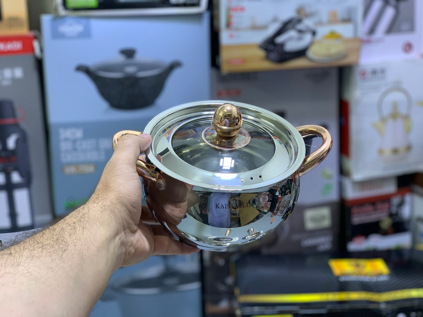 Kaisa Villa 12 Pieces Cookware set Stainless Steel