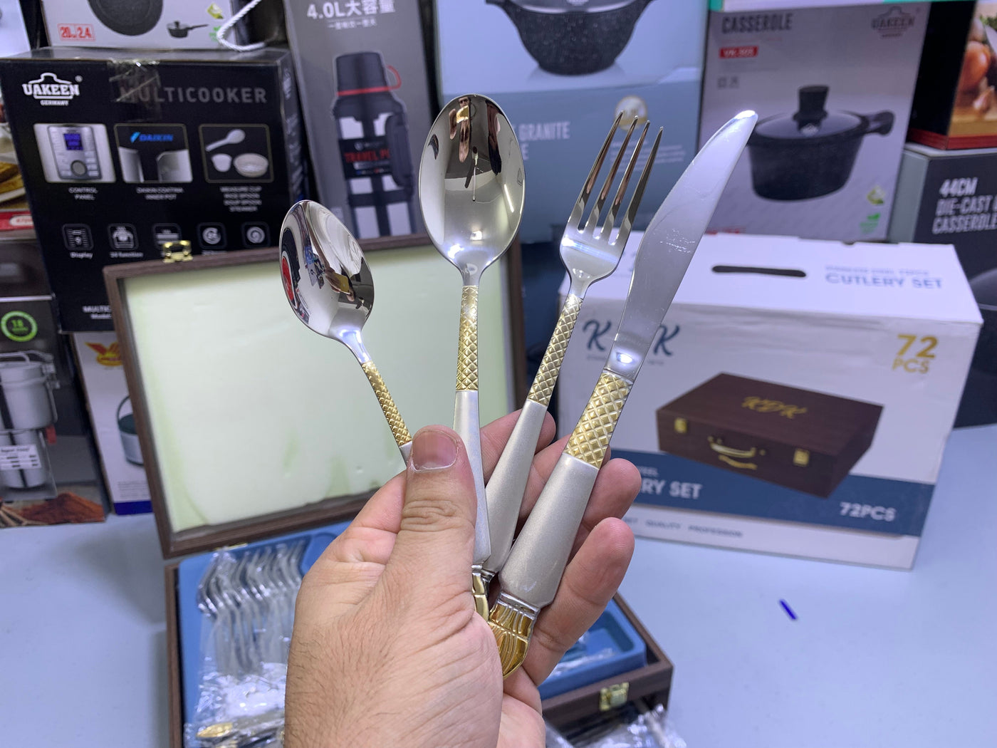 KDK 72 PCs Cutlery Set Stainless Steel