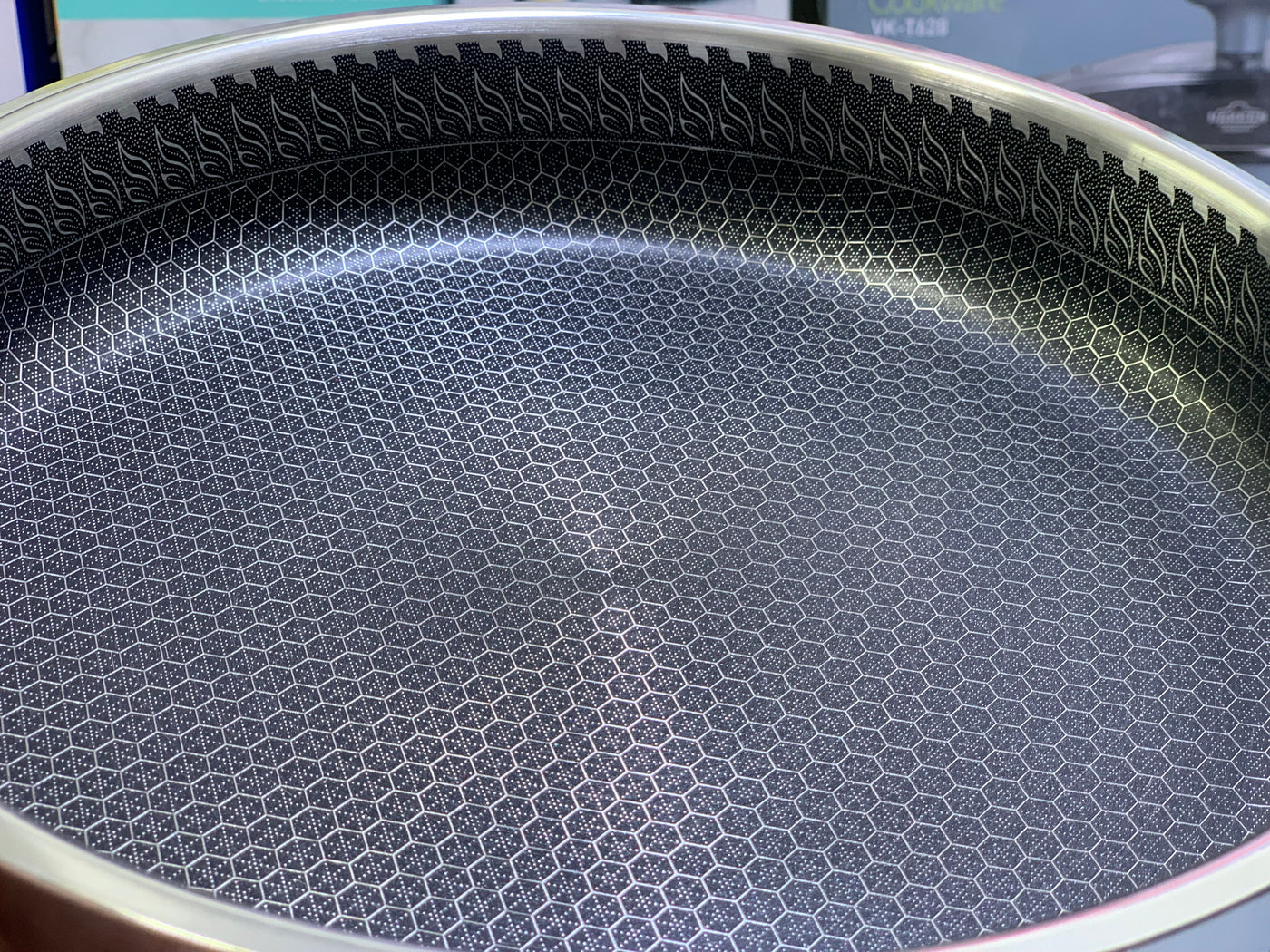 Laser Coated Fry Pan| SUS 316 Steel Graded