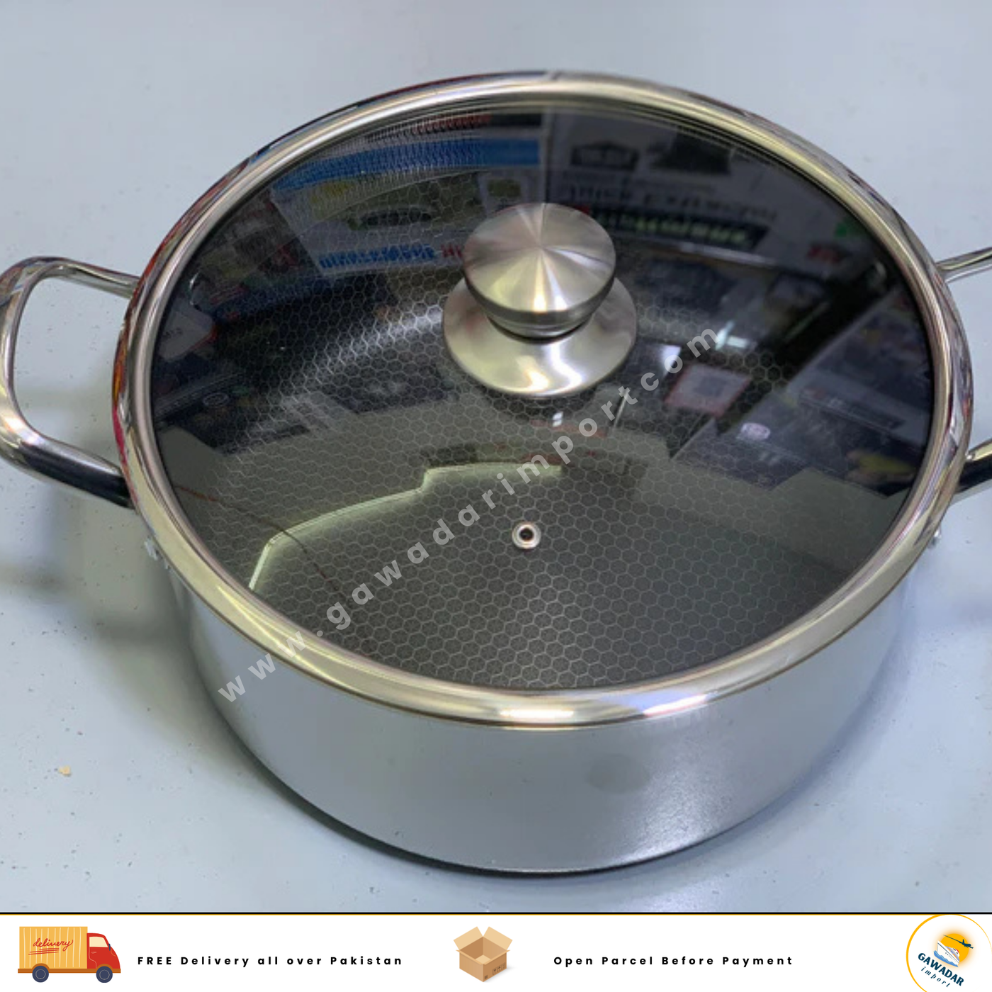 Laser Coating Deep Casserole 11.5 Depth 29.5cm Diameter